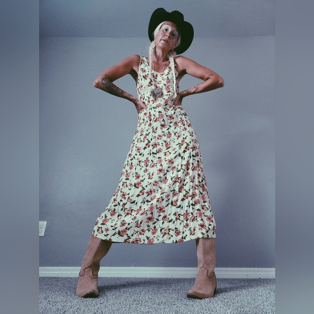 Vintage 90s Tank Maxi Slip Dress